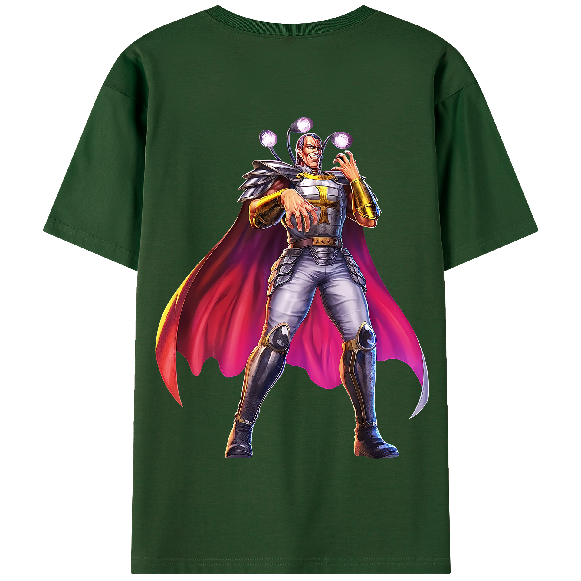 （画像用） 北斗の拳 Fist of the North Star 綿100％半袖Tシャツ（背面プリント）